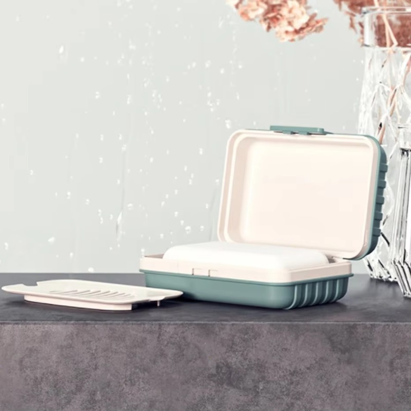 Plastic Soap Dish with Lid for - Home Essentials Bathroom Storage ulasan dan harga