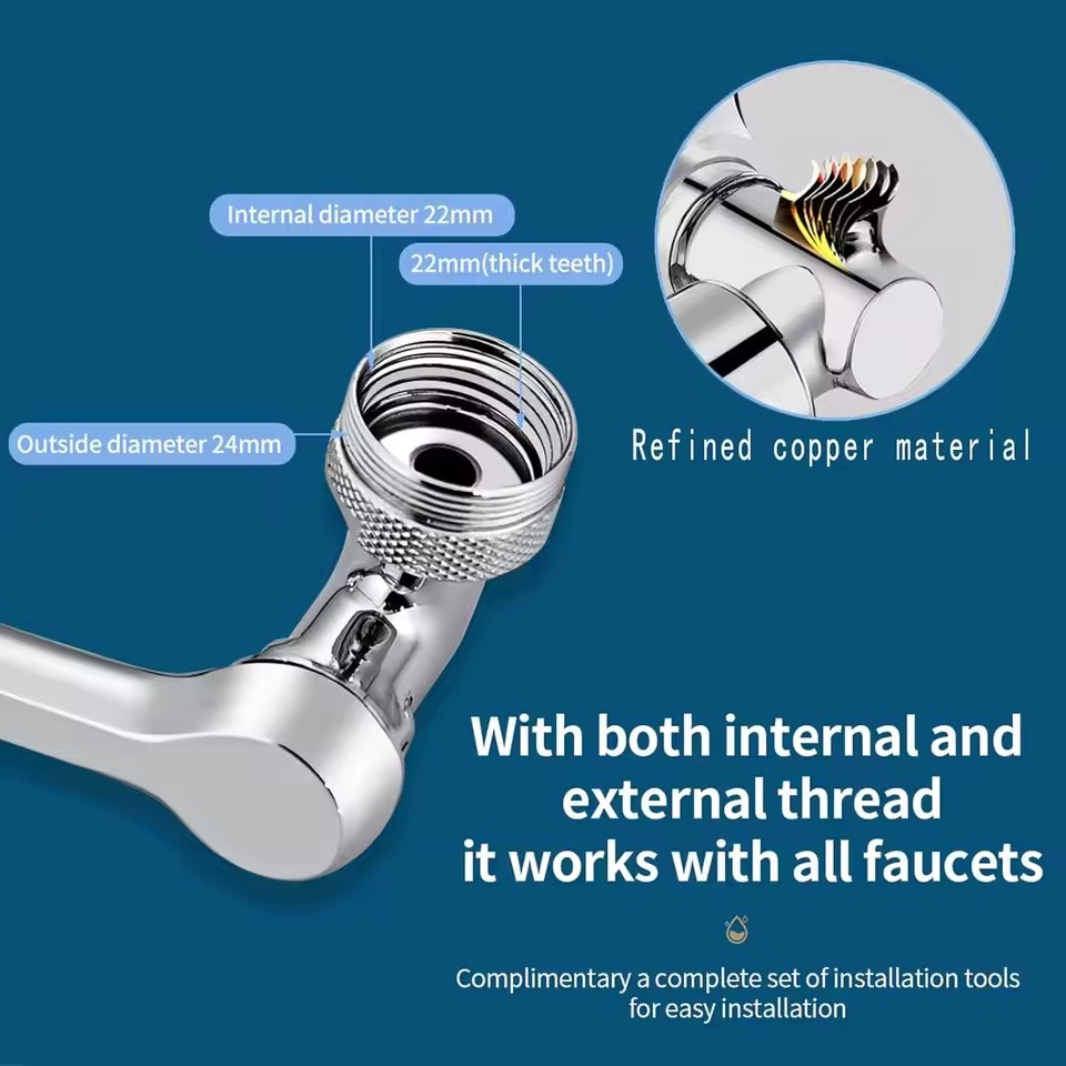 Metal Universal Faucet Extende - Basin Mixer Tap ulasan dan harga
