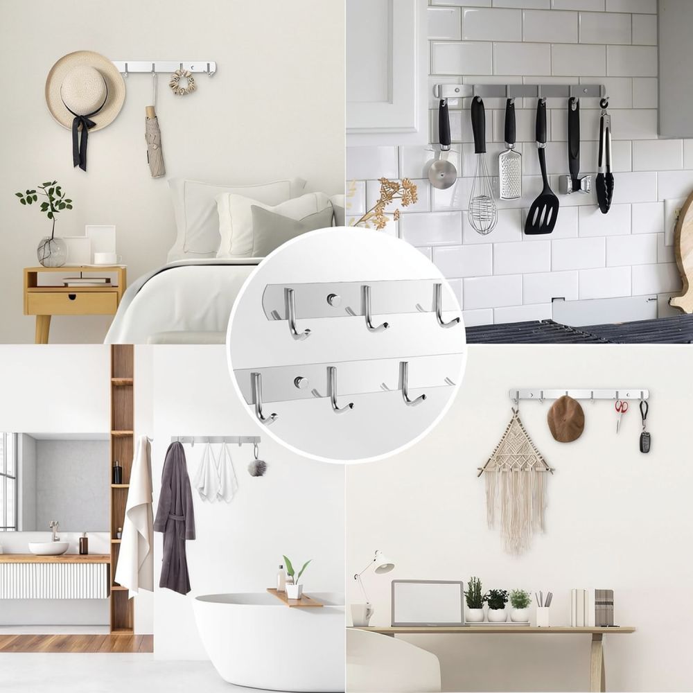 Versatile Stainless Steel Hang - Home Bathroom Organizer ulasan dan harga