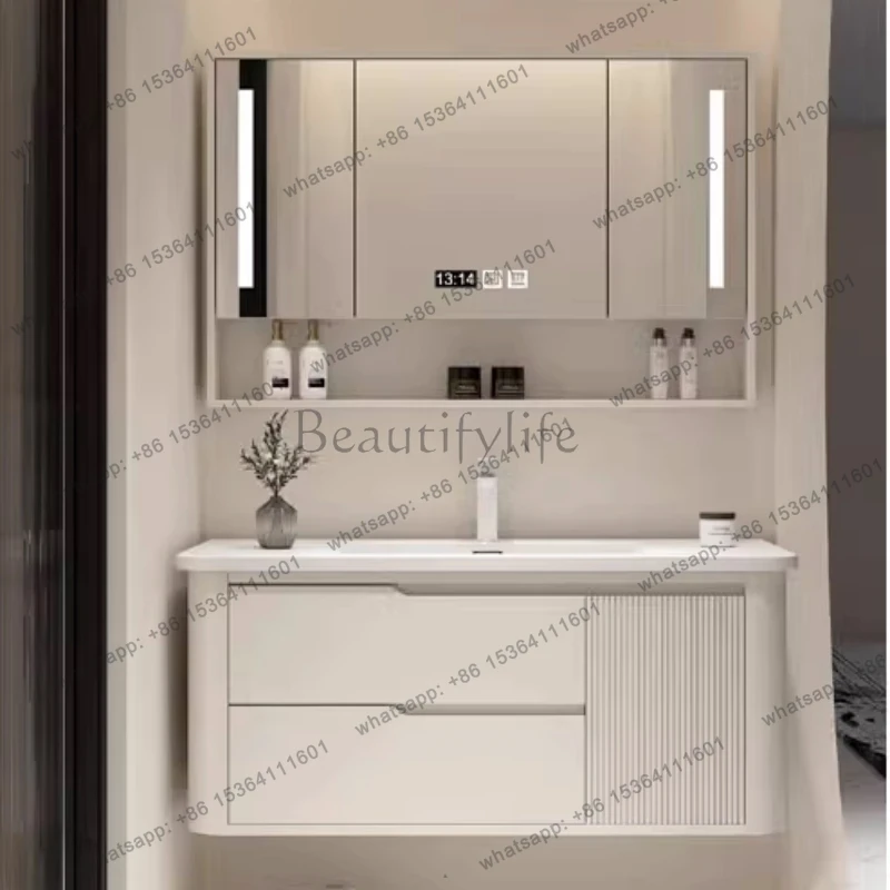 LSClassic Nordic Bathroom Cabi - Home Bathroom Vanity Combo ulasan dan harga