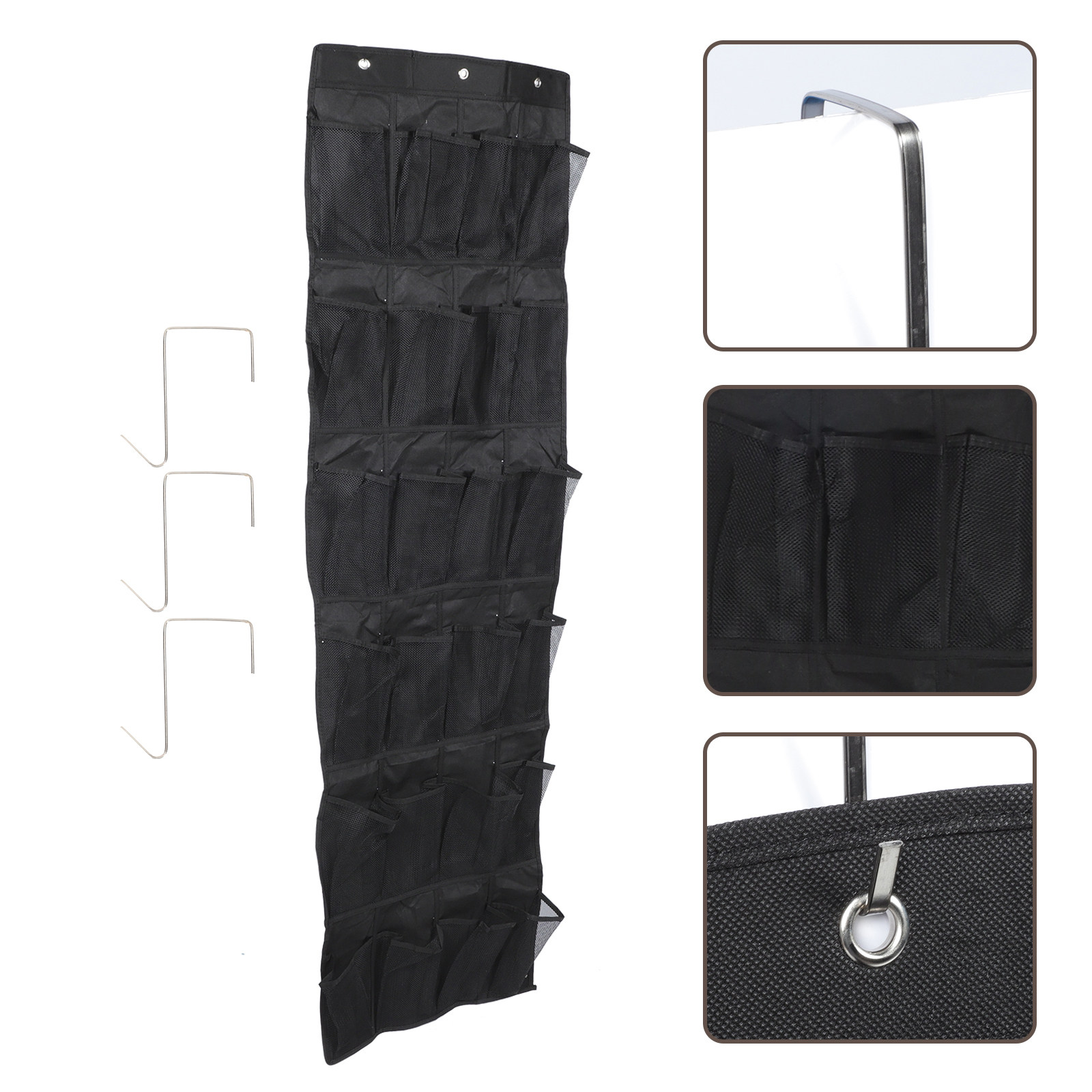 1pcs 24-Grid Shoe Shoe Hanging - Home Bathroom Organizer ulasan dan harga