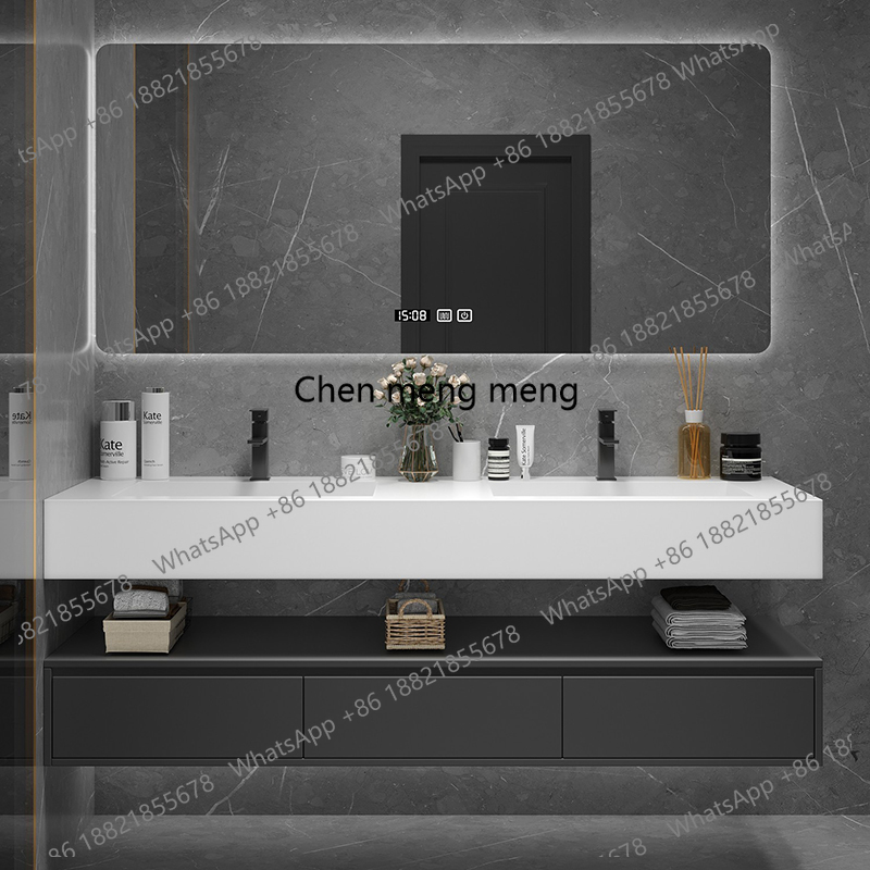 Black Lighting Shelf Bathroom  - Home Bathroom Vanity Combo ulasan dan harga