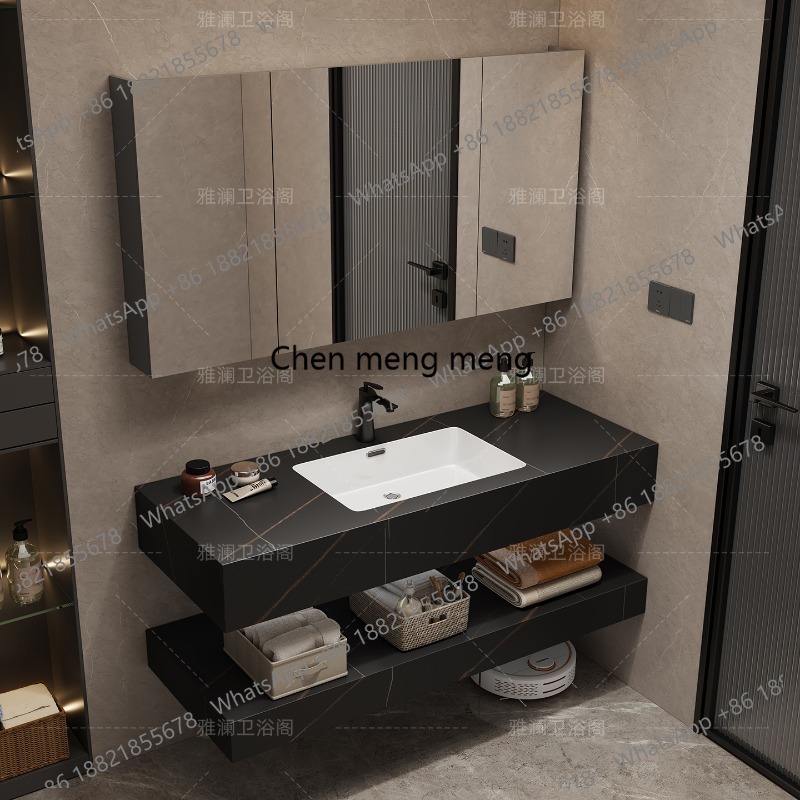 Paper Drawers Cupboard Decorat - Home Bathroom Vanity Combo ulasan dan harga