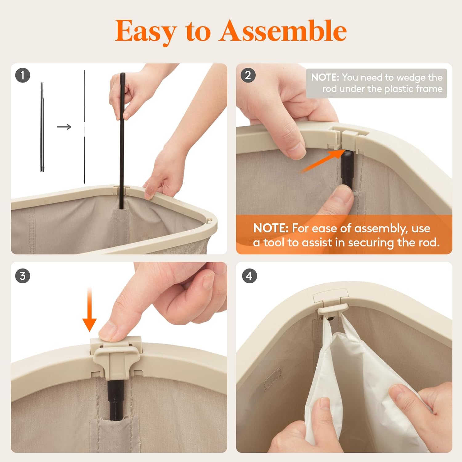 Extra Large Plastic Laundry Ba - Home Essentials Bathroom Storage ulasan dan harga