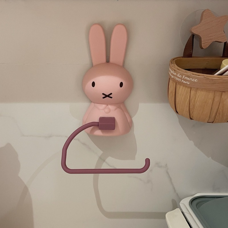 Kawaii Miffy Toilet Paper Rack - Home Edit Bathroom Storage ulasan dan harga