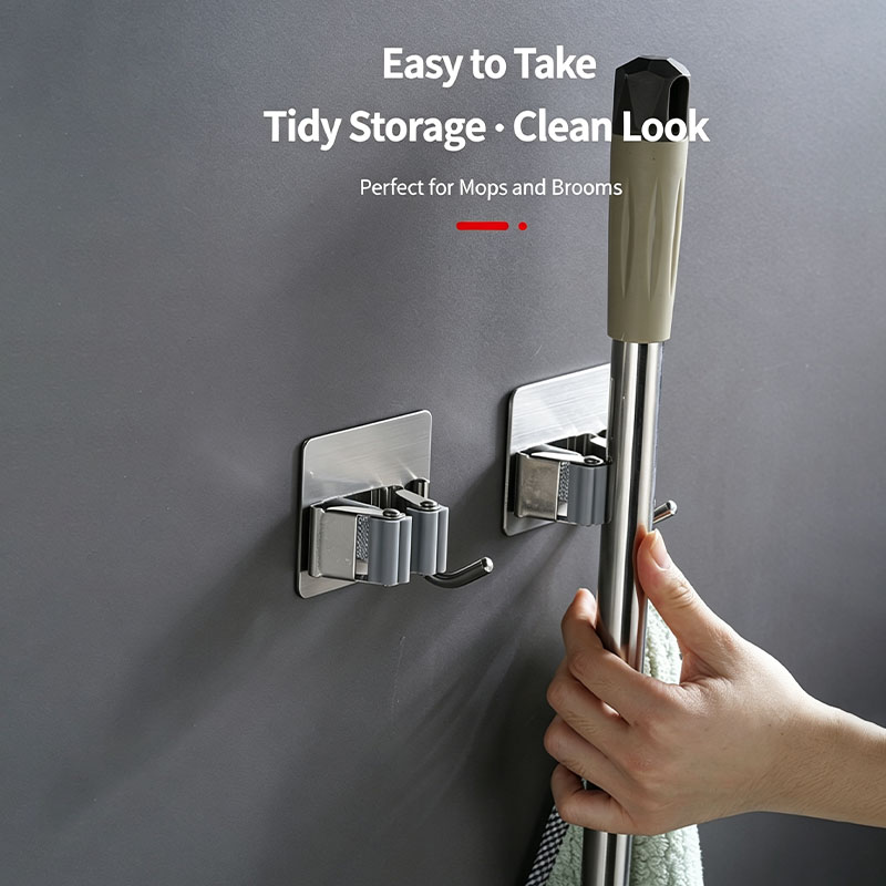Adhesive Wall Hanging Multi Pu - Home Bathroom Organizer ulasan dan harga