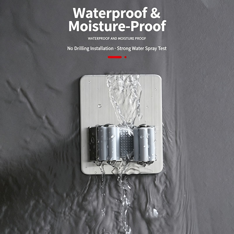 Adhesive Wall Hanging Multi Pu - Home Bathroom Organizer ulasan dan harga