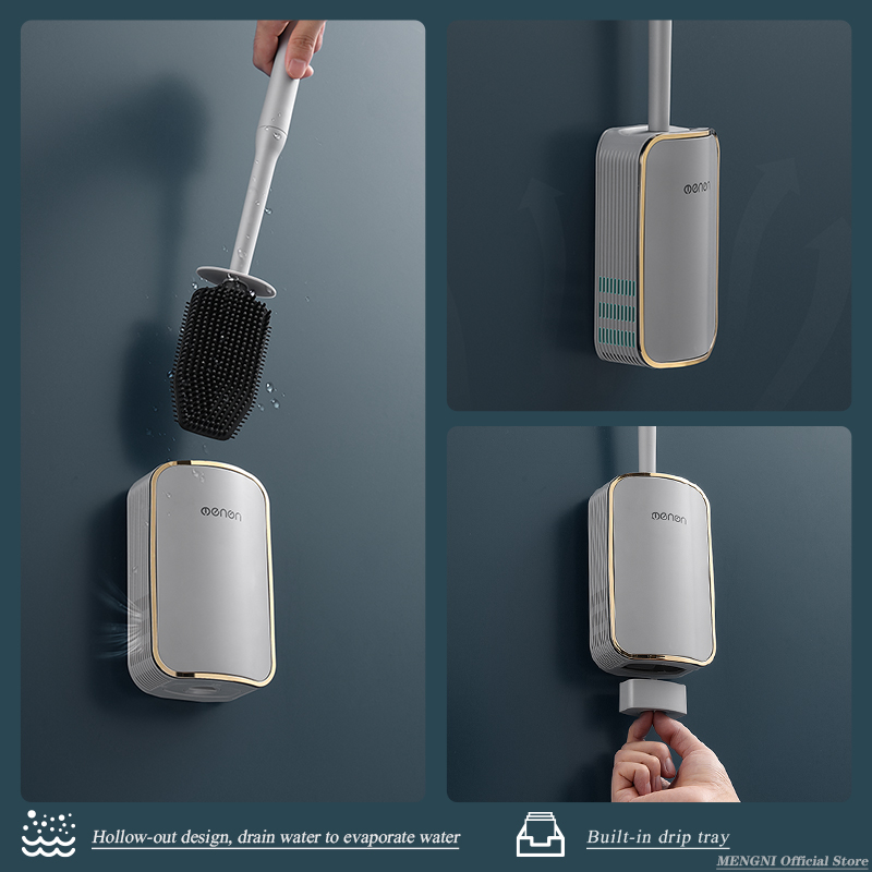 MENGNI-Luxury Toilet Brush Bat - Plunger Toilet ulasan dan harga
