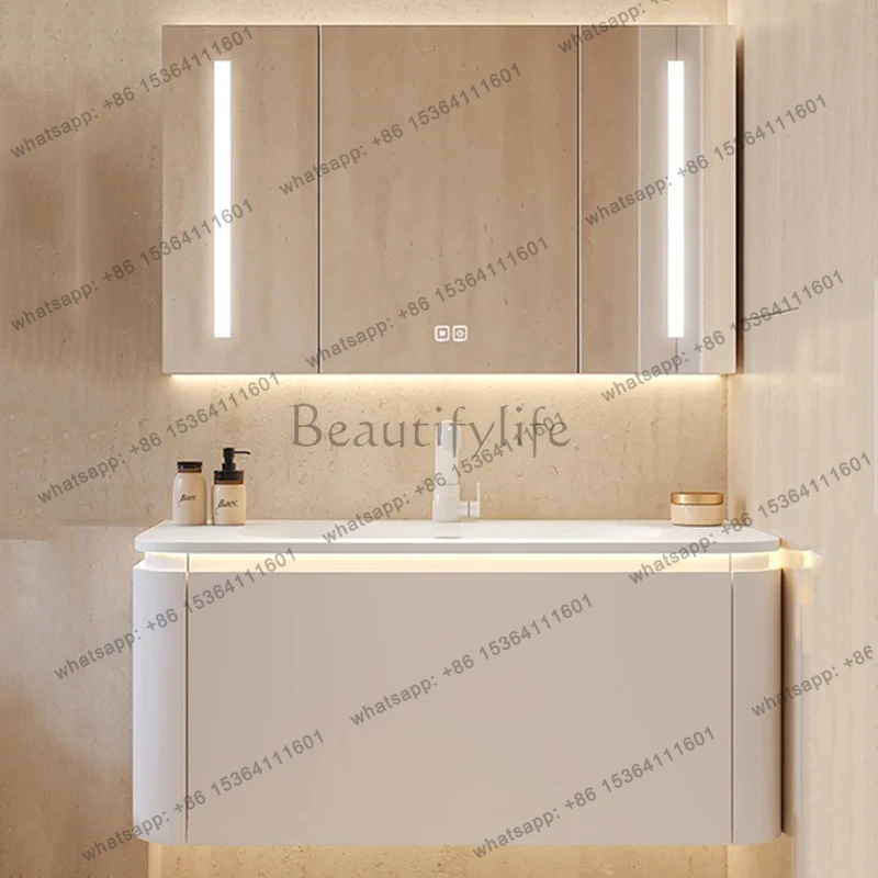 LSLight Bathroom Cabinet Woode - Home Bathroom Vanity Combo ulasan dan harga