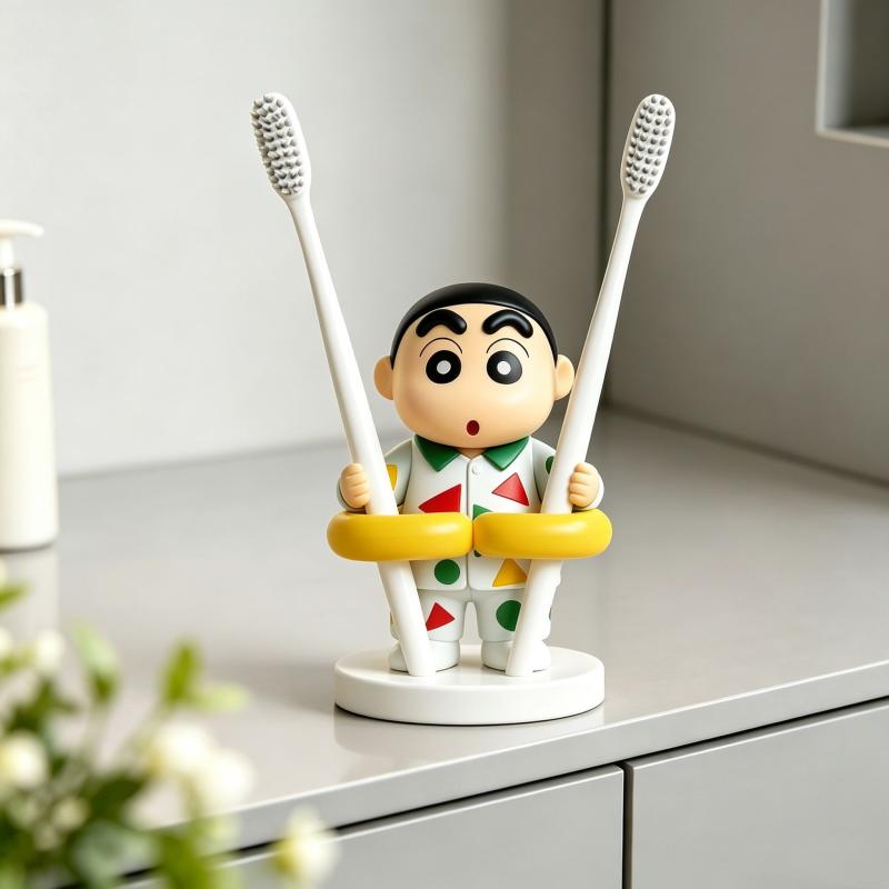 Cute Toothbrush Holder Cartoon - Home Edit Bathroom Storage ulasan dan harga